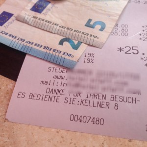 In Deutschland sind die Kellner nur noch Nummern ...